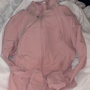 lululemon athletica Blush Pink Zip-Up Bomber Jacket